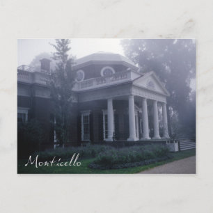 Monticello Thomas Jeffersons Zuhause Postkarte