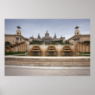 Montjuc Festung Poster