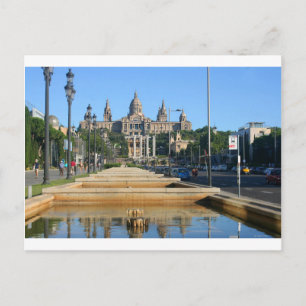 Montjuic, Barcelona, españa Postkarte