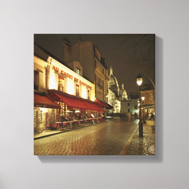Montmartre 2 leinwanddruck (Vorderseite)
