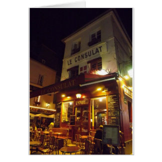 Montmartre Café, Paris am Abend