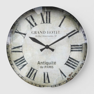 Montmartre Clock Große Wanduhr