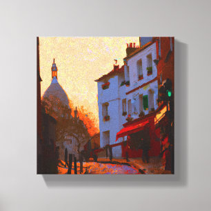 Montmartre Early Morning Light Leinwanddruck