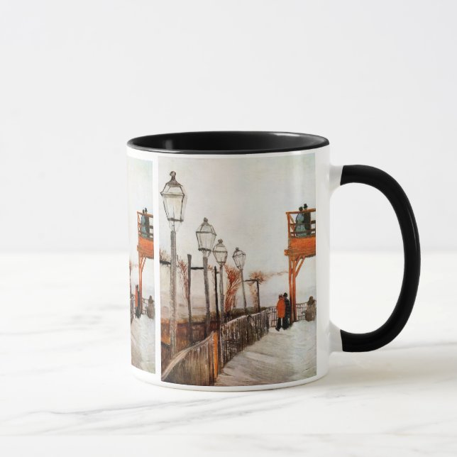 Montmartre (F272) Van Gogh Fine Art Tasse (Rechts)