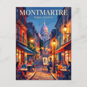 Montmartre Frankreich Postkarte