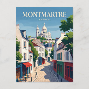 Montmartre Frankreich Postkarte
