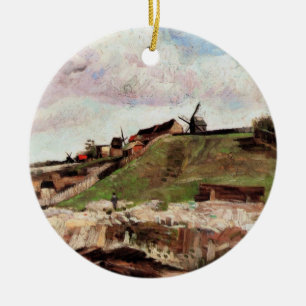 Montmartre mit Steinbruch von Vincent van Gogh Keramikornament