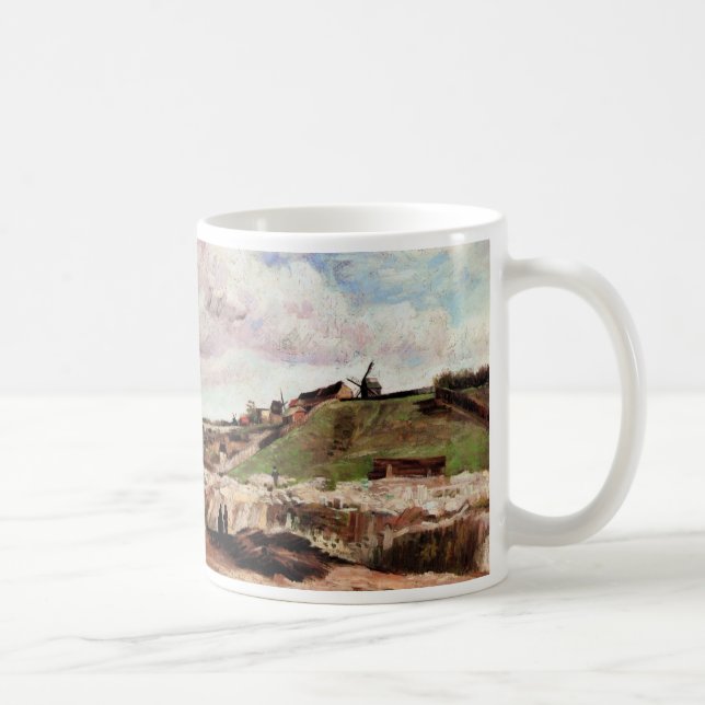 Montmartre mit Steinbruch von Vincent van Gogh Tasse (Rechts)
