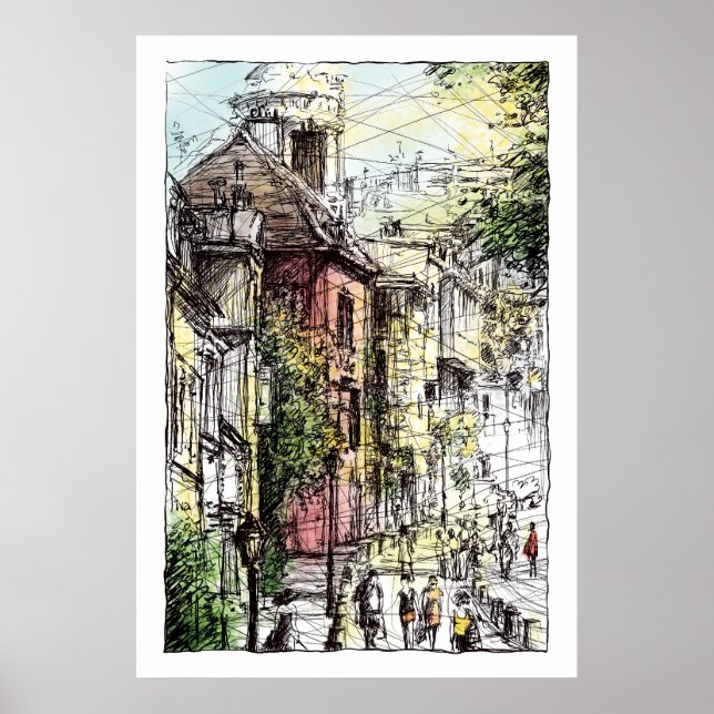 Montmartre Poster (Vorne)