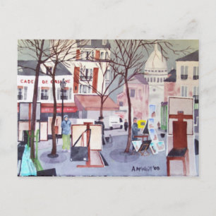Montmartre Postkarte
