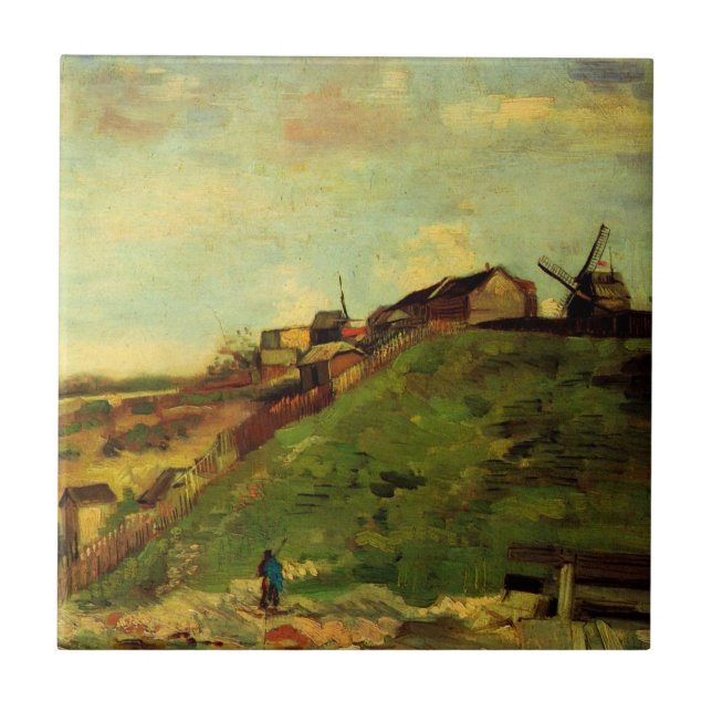 Montmartre: Steinbruch, die Mills von Vincent van  Fliese (Vorderseite)