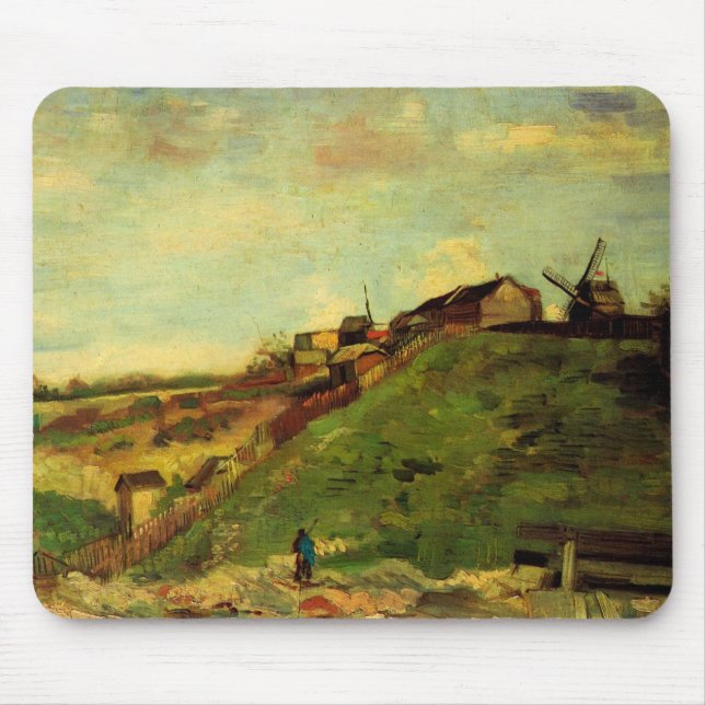 Montmartre: Steinbruch, die Mills von Vincent van  Mousepad (Vorne)
