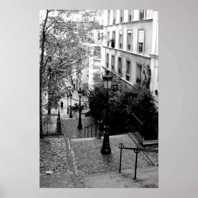 Montmartre Steps Poster (Vorne)