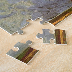 Montmartre-Weg mit Sonnenblumen von Van Gogh. Puzzle