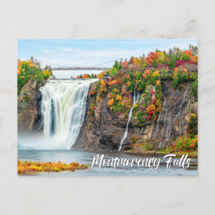 Montmorency-Fälle, Québec Stadt, Kanada Postkarte