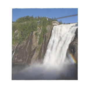 Montmorency Falls in der Nähe von Quebec City. Notizblock