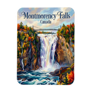 Montmorency-Wasserfälle Kanada Magnet