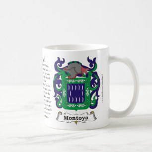 Montoya Familien-Wappen Tasse