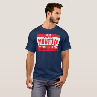 Montoya Wiedersehen 2017 - bereiten Sie sich zum T-Shirt