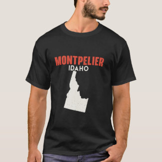 Montpelier Idaho USA Staat Amerika Reisen Idahoan T-Shirt