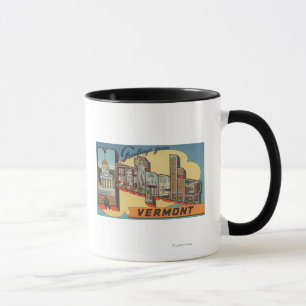 Montpelier, Vermont - große Buchstabe-Szenen Tasse