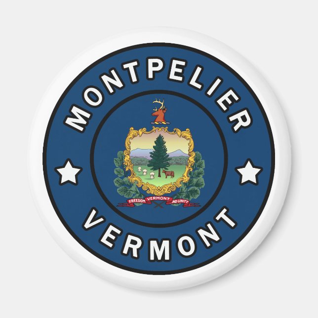 Montpelier Vermont Magnet (Vorne)