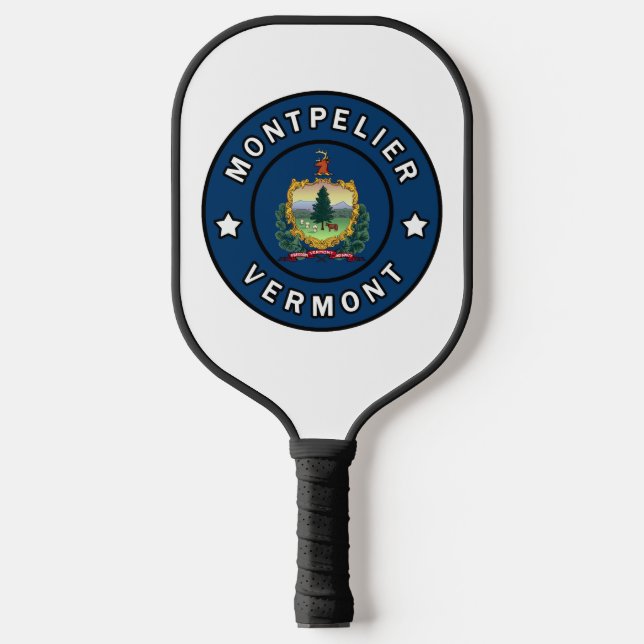 Montpelier Vermont Pickleball Schläger (Vorderseite)