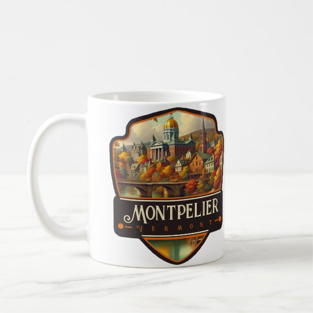 Montpelier, Vermont | VINTAG Kaffeetasse (Links)