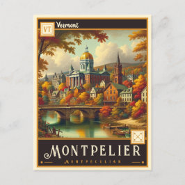 Montpelier, Vermont | Vintage Postkarte