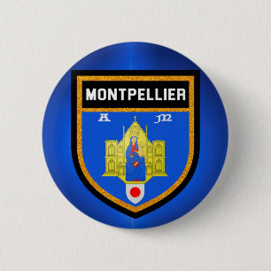 Montpellier-Flagge Button
