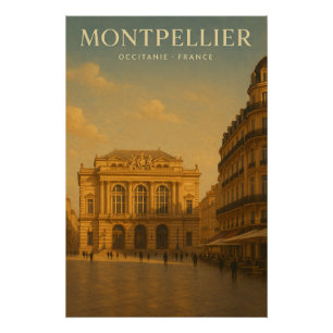 Montpellier – Frankreich Reise 2026 Poster