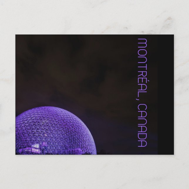 Montreal Biosphäre Postkarte (Vorderseite)