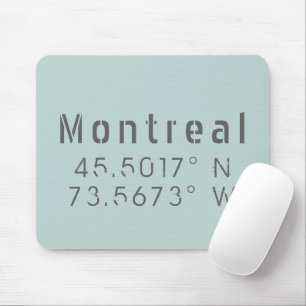 Montreal Breitengrad Mousepad