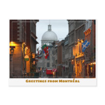 Montréal Canada Old Town at Dusk