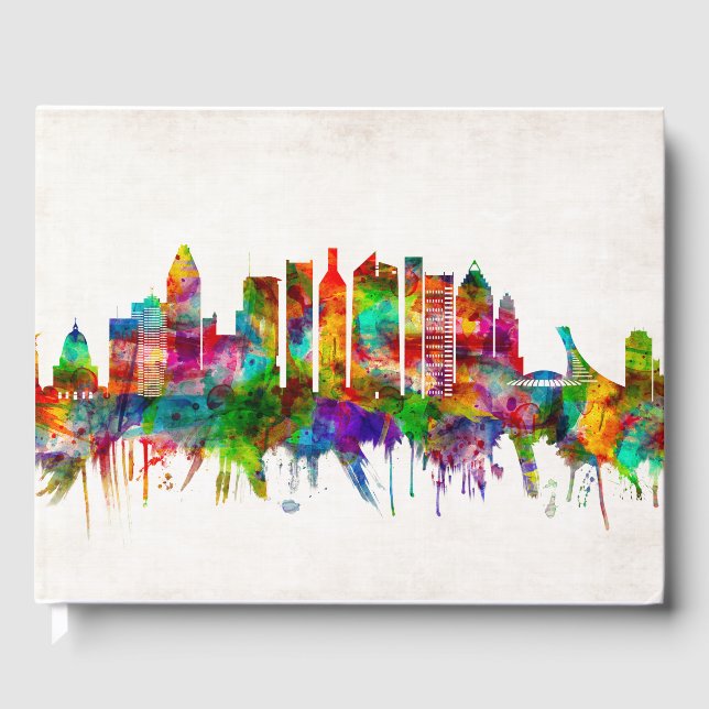 Montreal Canada Skyline Gästebuch (Vorderseite)