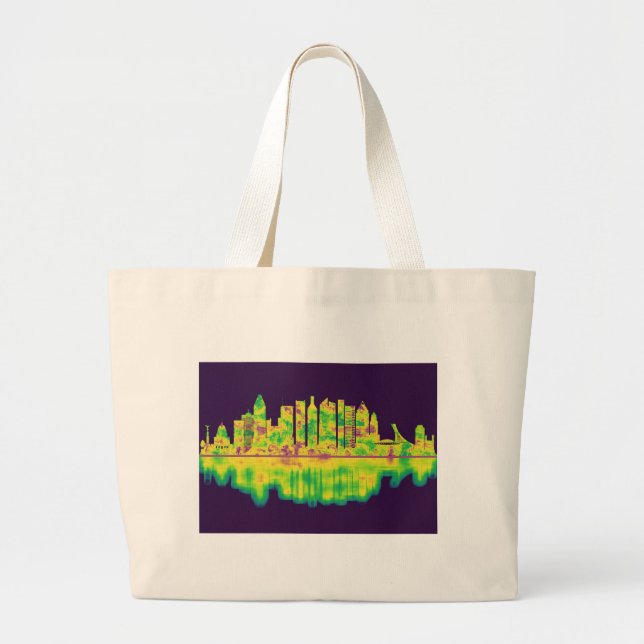 Montreal Canada Skyline Jumbo Stoffbeutel (Vorne)