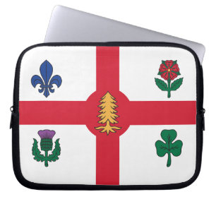 Montreal-Flagge Laptop-Hülle Laptopschutzhülle