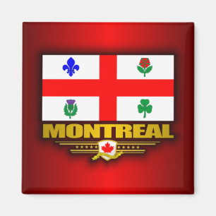 Montreal-Flagge Magnet