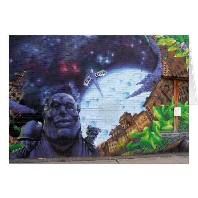 Montreal-Graffiti-Karte (Vorderseite (Horizontal))