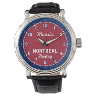 Montreal-Hockey 1/2-stündige Stunden-Uhr Armbanduhr
