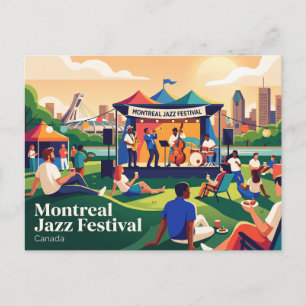 Montreal Jazz Festival Kanada Postkarte