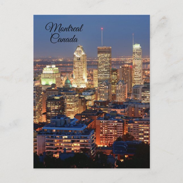 Montreal Kanada  Feiertagspostkarte (Vorderseite)