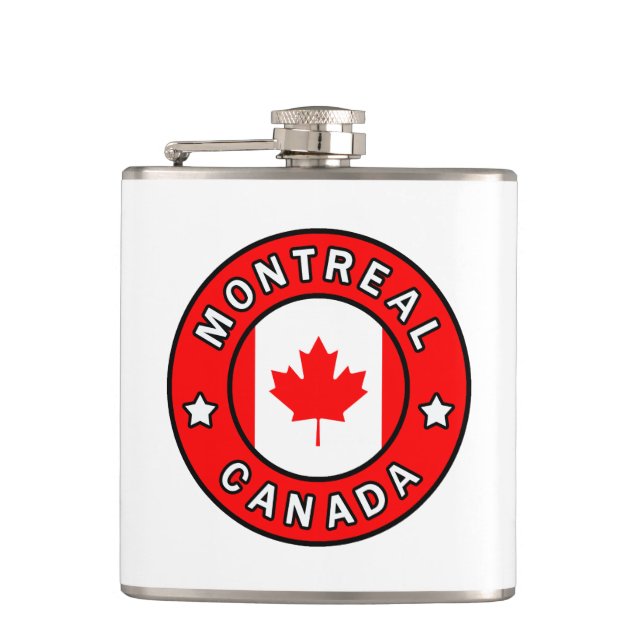 Montreal Kanada Flachmann (Vorderseite)