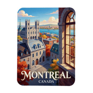 Montreal Kanada Französische Architektur Magnet