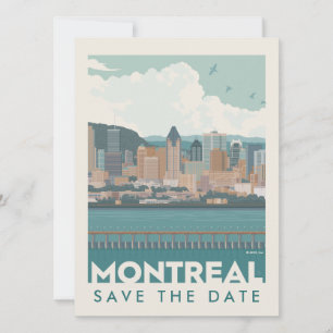 Montreal, Kanada   Skyline   Save The Date