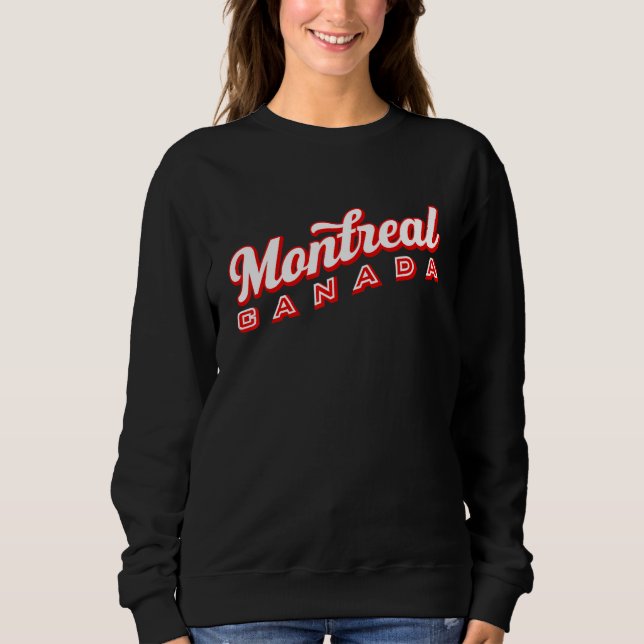 Montréal Kanada Sweatshirt (Vorderseite)