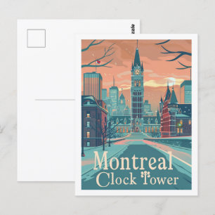 Montreal Kanada Vintage Berühmter Reiseort Postkarte