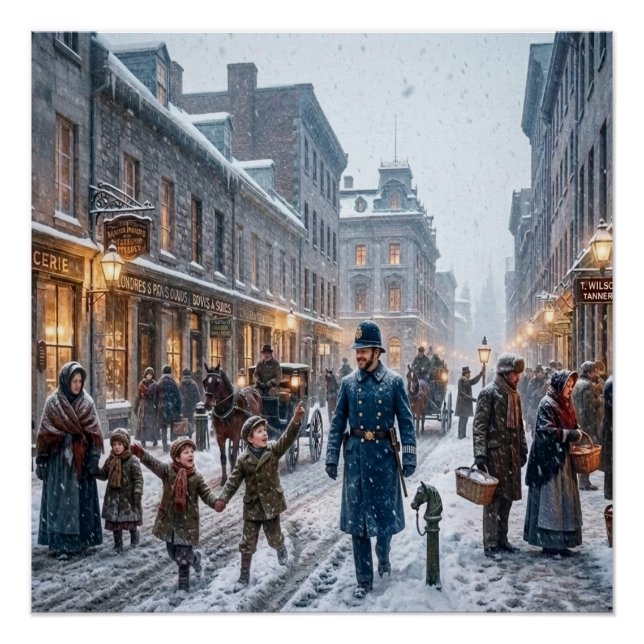 Montreal, Kanada Winter 1851 Druck (Vorderseite)
