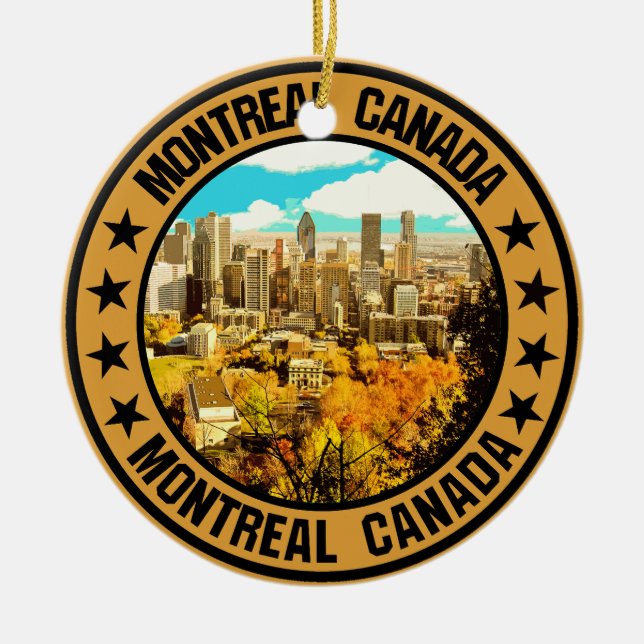 Montreal Keramik Ornament (Vorne)