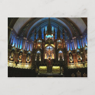 Montreal Notre Dame Basilica Postkarte